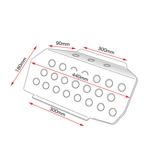 Carbing Passenger Floor Plate