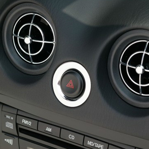 KG Works Chrome Hazard Button Ring