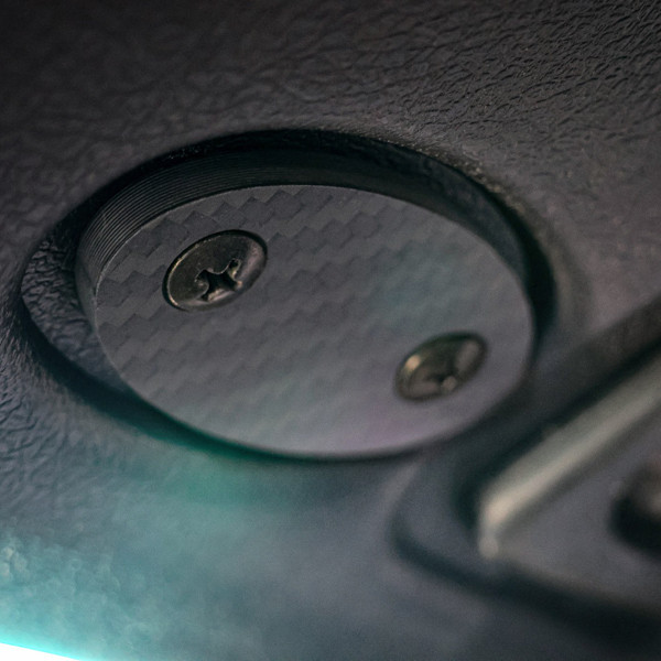 Majestic Carbon Sun Visor Delete Plugs