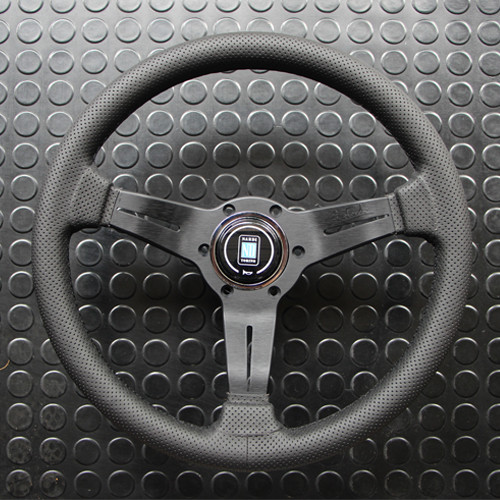 Nardi Deep Corn 330MM Custom (Black Stitching)