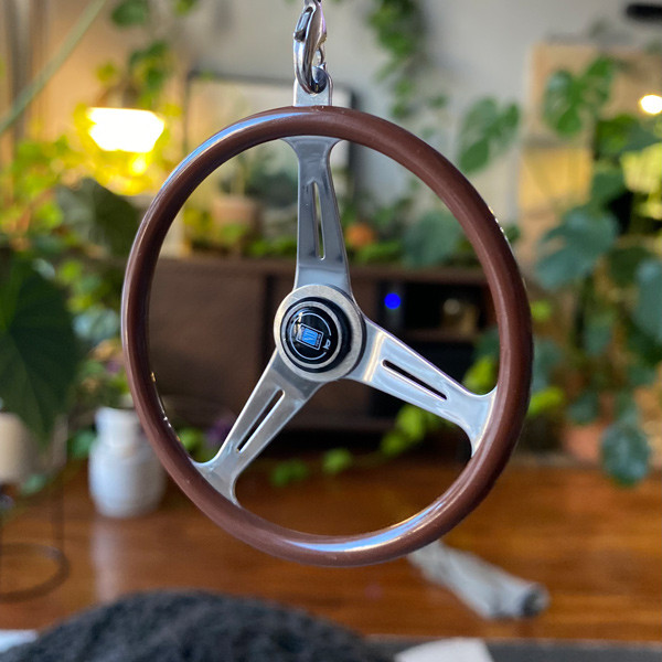 Nardi Keychain (Wood & Polished Spokes)