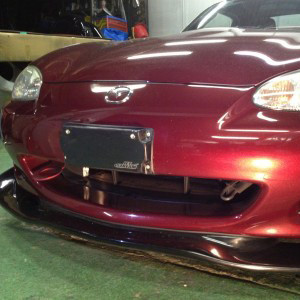 Jet Stream License Plate Holder