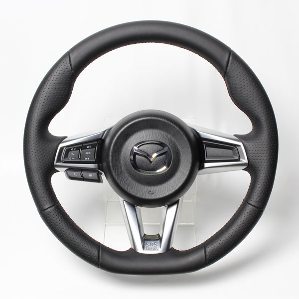 Real Gun Grip Leather Steering Wheel