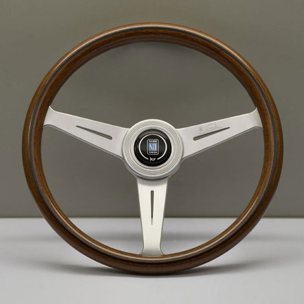 Nardi Classico Steering Wheel 360MM Wood With Satin Spokes