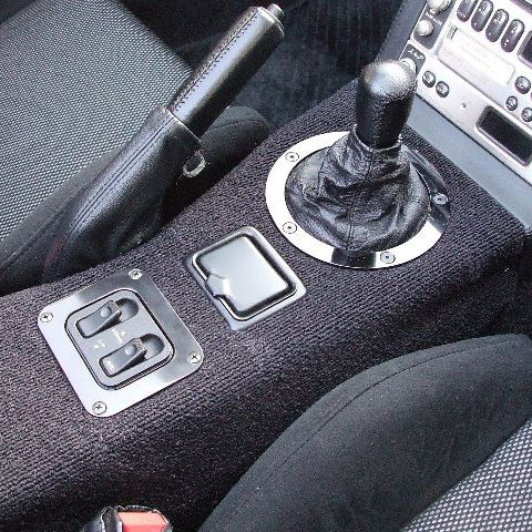 Nakamae Black Vintage Center Console For Miata MX5 MX-5 89-05 JDM Roadster : REV9 Autosport