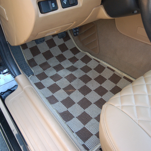 Zeromotive Checkered Floor Mats (Large Pattern) For Miata MX5 MX-5 1998-2005 JDM Roadster : REV9 Autosport