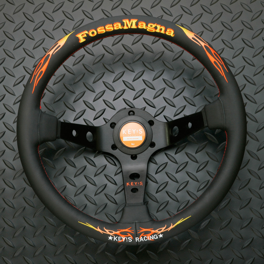 KEY!S Fossa Magna Steering Wheel For Miata MX5 MX-5 ALL YEARS JDM Roadster : REV9 Autosport