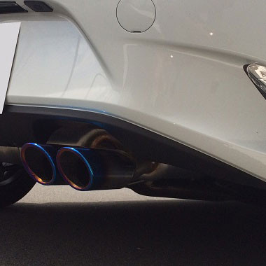 Arrows Titanium-look Exhaust Tips