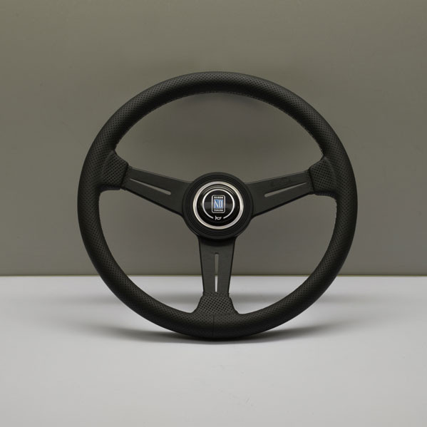 Nardi Classico Steering Wheel 340MM Black Perforated Leather With Black Spokes
