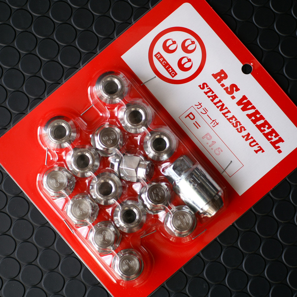 RS Watanabe Lug Nuts For Miata MX5 MX-5 89-05 JDM Roadster : REV9 Autosport