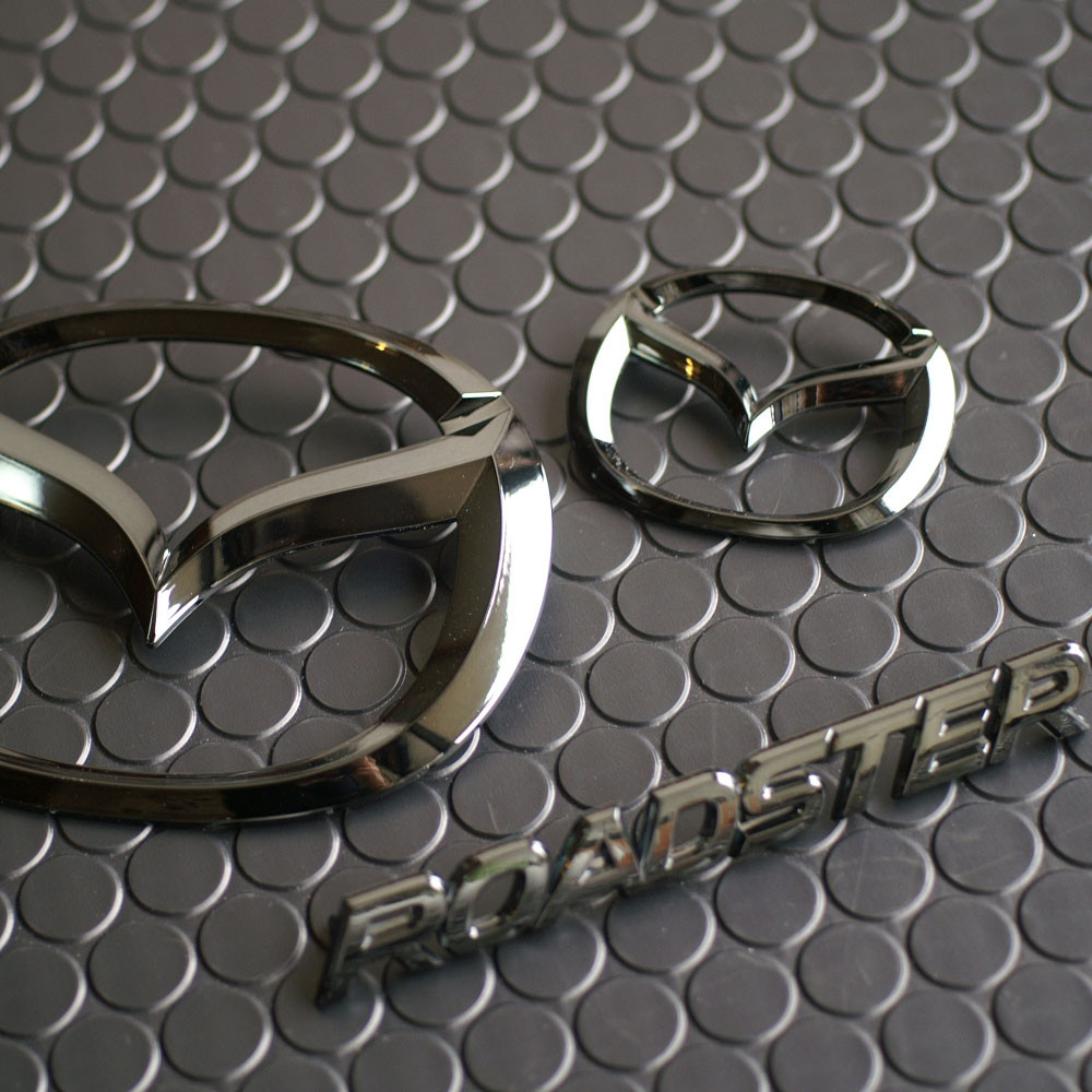 REV9 NC1/NC2/NC3 Black Chrome Emblems