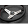 Nardi Deep Corn Steering Wheel 350MM Black Perforated Leather With White Spokes For Miata MX5 MX-5 ALL YEARS JDM Roadster : REV9 Autosport