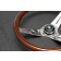 Nardi Deep Corn Steering Wheel 350MM Wood With Polished Spokes For Miata MX5 MX-5 ALL YEARS JDM Roadster : REV9 Autosport