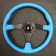 Nardi Gara-3 Type-3 360MM Blue Leather with Black Spokes For Miata MX5 MX-5 ALL YEARS JDM Roadster : REV9 Autosport